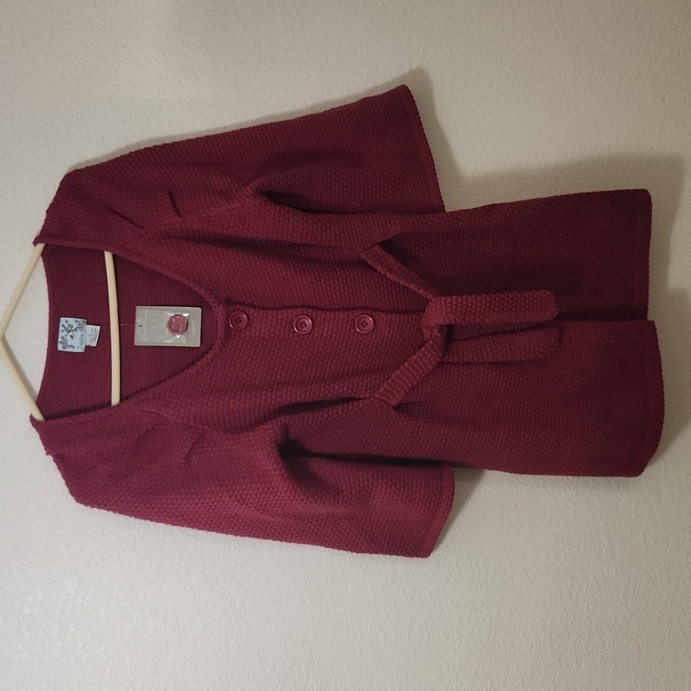 Tabitha knit pink/rose sweater, size large